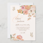 ピーチ結婚フローラ 招待状 (裏面)