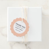 ピーチ結婚式の引き出物ラベル フェイバータグ (インサイチュ)