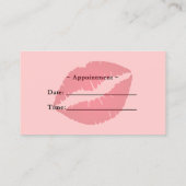 ピーチ美しいサロン 予約カード (裏面)