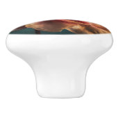 ピーチ美しい セラミックノブ (側面)