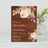 ピーチ自然フローラオールインワンテラコッタ結婚ズ 招待状 (スタンド正面)