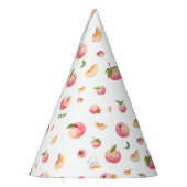 ピーチ誕生日 パーティーハット (左)