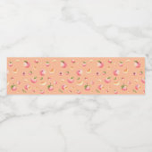 ピーチ誕生日 ペットボトルラベル (シングルラベル)