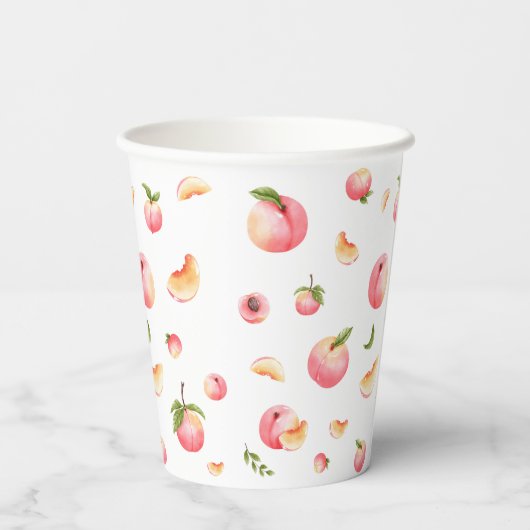 ピーチ誕生日 紙コップ (裏面)