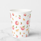 ピーチ誕生日 紙コップ (右)