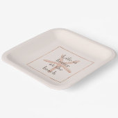 ピーチ赤面オレンジビーチスターフィッシュ ペーパープレート (傾斜あり)