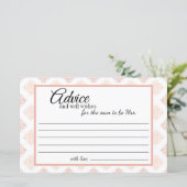 ピーチ赤面ダマスクアドバイスカード (スタンド正面)