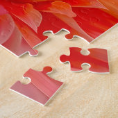 ピーチ赤面ダリアブロッサム ジグソーパズル (側面)