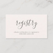 ピーチ赤面バラ結婚ズ エンクロージャーカード (正面)