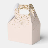 ピーチ赤面金ゴールドグラムグリッター フェイバーボックス (正面サイド)