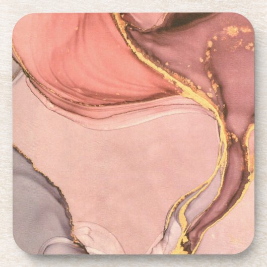 ピーチ金ゴールドグード コースター (正面)