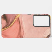 ピーチ金ゴールドグード SAMSUNG GALAXYケース (左側面)