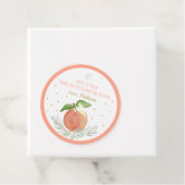 ピーチ金ゴールドフローラ誕生日サンキュー フェイバータグ (インサイチュ)