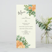 ピーチ&アイボリーピーニー&バラフローラ結婚ズメニュー メニュー (スタンド正面)