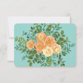 ピーチ&アクアピーニー&バラフローラ情報カード 招待状 (裏面)