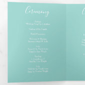 ピーチ&アクアピーニー&バラフローラ結婚式 プログラム (内部最初)