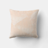 ピーチ/アプリコットミニマル幾何学的インクテクスチャ クッション (裏面)