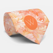 ピーチ・アンド・クリーム・ボタニカル ネクタイ (ロール)
