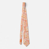 ピーチ・アンド・クリーム・ボタニカル ネクタイ (裏面)