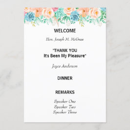 ピーチ·アンド·グリーン·フローラ退職プログラム 招待状