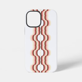 ピーチ ウェーブ シンメトリー iPhone 12 MINIケース