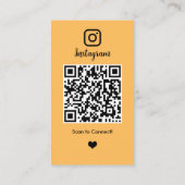 ピーチ エステティック 不動産エージェント Instagram QR 名刺 (裏面)