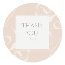 ピーチ&クリーミーホワイトフローラスワールエレガントな結婚式