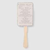 ピーチ&グレイ大理石ナンパティアルマスプログラム ハンドファン (正面)