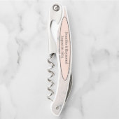 ピーチ&グレイ大理石 ソムリエナイフ (正面)