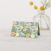 ピーチ&グレーピーニー&バラフローラ結婚ズ プレイスカード (裏面)