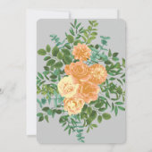 ピーチ&グレーピーニー&バラフローラ結婚ズ 招待状 (裏面)