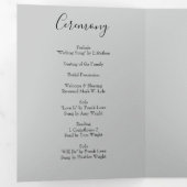 ピーチ&グレーピーニー&バラフローラ結婚式 プログラム (内部最初)