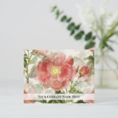 ピーチ・バラズ・ビジネス・アンケート・フィードバックはがき ポストカード (スタンド正面)