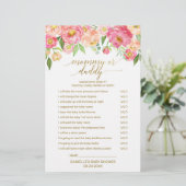 ピーチ&ピンクピーニーフラワーベビーワードスクランブルゲーム (スタンド正面)