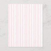 ピーチ | ピンクローズフローラ70th誕生日招待状 (裏面)