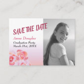 ピーチ・ピンク救のローズ アドバイスカード (正面)