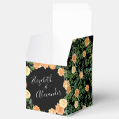 ピーチ&ブラックピーニー&バラフローラ結婚ズ フェイバーボックス (オープン)