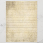 ピーチ&ブルーフローラスクラップブック紙 (裏面)