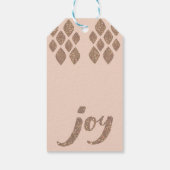 ピーチ&ブロンズギラギラJoyクリスマス ギフトタグ (裏面)