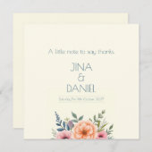 ピーチ＆ペタルドリーム サンキューカード (正面/裏面)