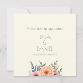 ピーチ&ペタルドリーム サンキューカード