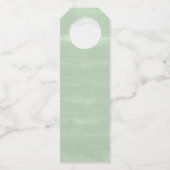 ピーチ&ホワイトフローラ応援トゥラブ結婚式の引き出物 ボトルネックタグ (裏面)