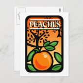 ピーチ ポストカード (正面/裏面)