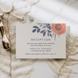 ピーチ ポピーズの結婚式の披露宴 エンクロージャーカード