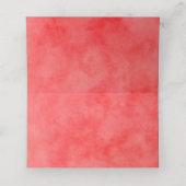 ピーチ&ミントピーニーテーブル番号座席名 プレイスカード (内部開封)