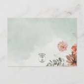 ピーチ&ラストフラワーオングリーン詳細 エンクロージャーカード (裏面)