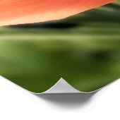 ピーチ・ランヌカルスの花のポスター ポスター (角)