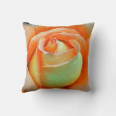 ピーチ ローズ バッド クッションスロー クッション (裏面)