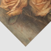 ピーチ ローズ ロマンティック フラワーズ 薄葉紙 (詳細)