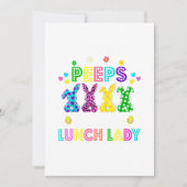 ピーッお気に入りのプは私をランチレディーイースターと呼ぶ 招待状 (正面)